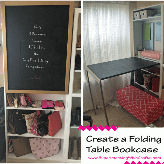 DIY Hidden Folding Table – Experimenting with Crafts